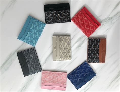 goyard card holder farben